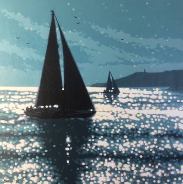- Acrylic on Canvas, Painting by Gordon Hunt, measuring 50 x 50 cm (H x W) £380